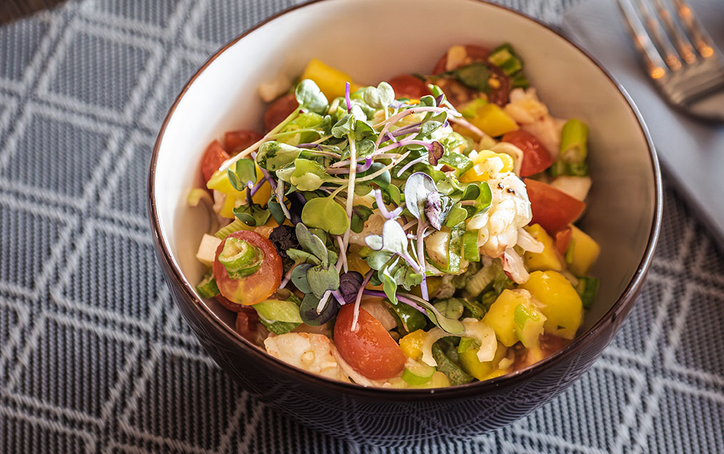 De délicieux salade de burrata au restaurant Noname